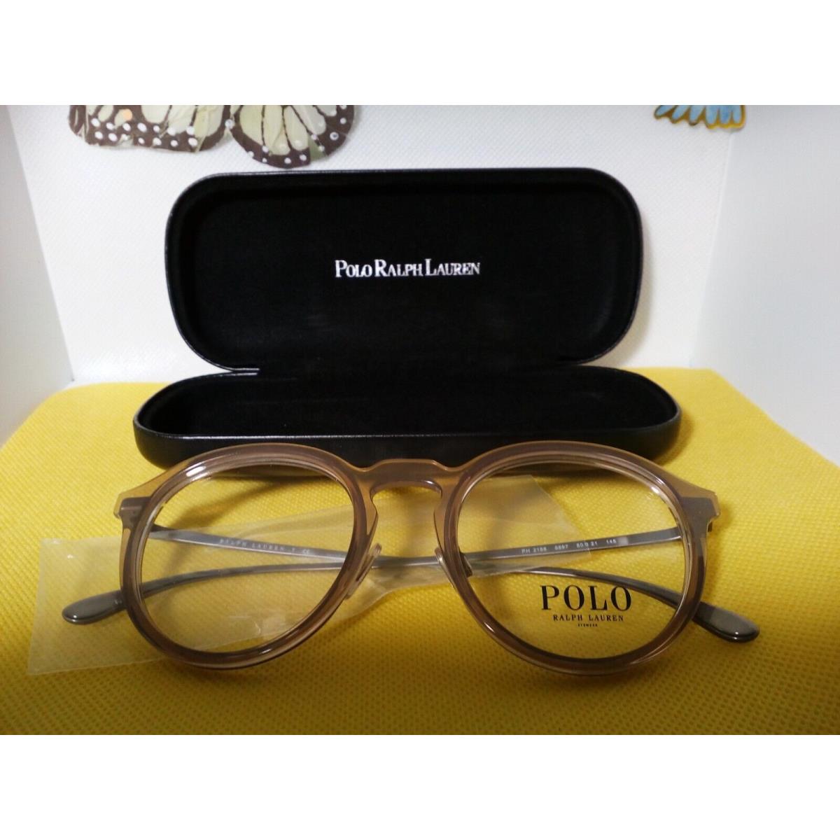 Eyeglasses Polo Ralph Lauren PH2188 5697 Beige Round Look