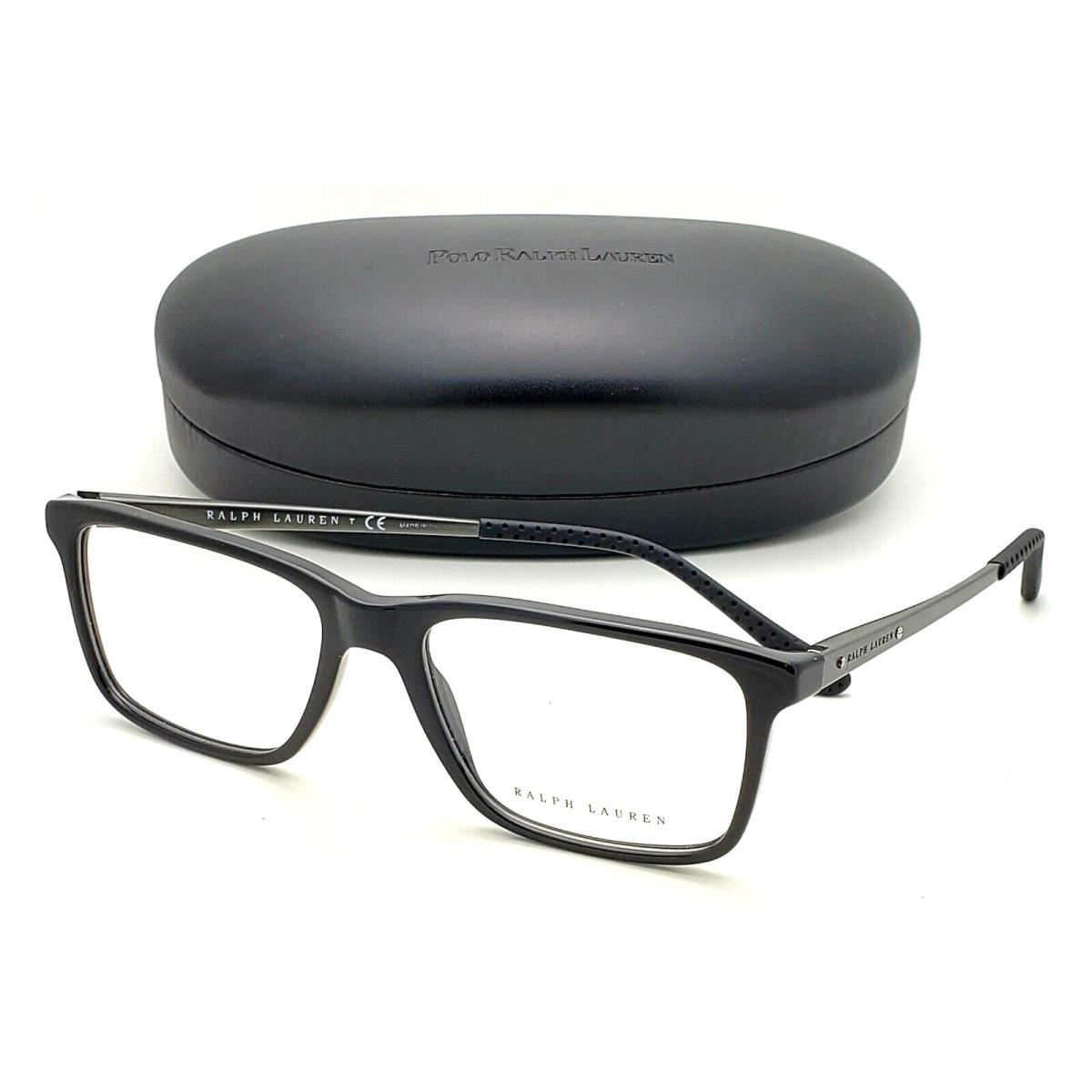 Ralph Lauren Eyeglasses RL 6133 5001 54-17 Black-gunmetal Rectangular Frames