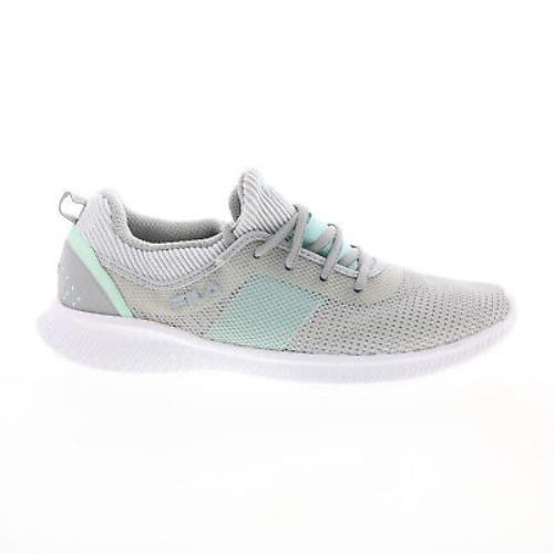 Fila Memory Windracer 5 5RM00497-068 Womens Gray Athletic Running Shoes 10