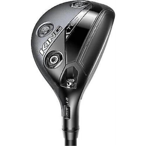 Left Hand Cobra King Tec Black 21 Degree 4 Hybrid Stiff with Headcover