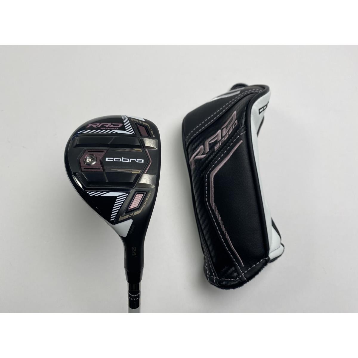 Cobra Rad Speed 5 Hybrid 24 Ust Mamiya Recoil Esx 450 F1 Ladies Graphite RH