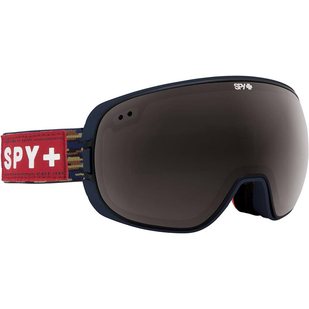 Spy Optic Doom Adult Snow Goggle Grey with Black Mirror/persimmon Contact Lens