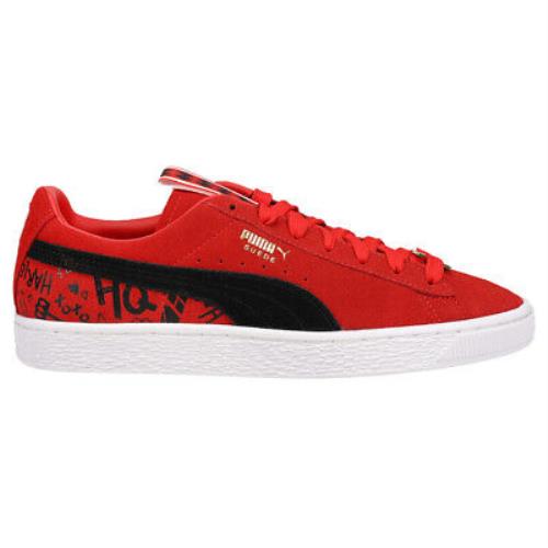 Puma X Dc Harley Quinn Lace Up Womens Red Sneakers Casual Shoes 389426-01