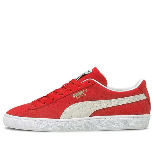 Puma Suede Classic Xxi 374915-02 Men`s Risk Red Low Top Skateboard Shoes NR3923 - Risk Red