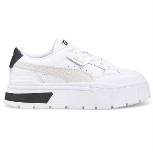 Puma Mayze Stack Platform Womens White Sneakers Casual Shoes 38436301