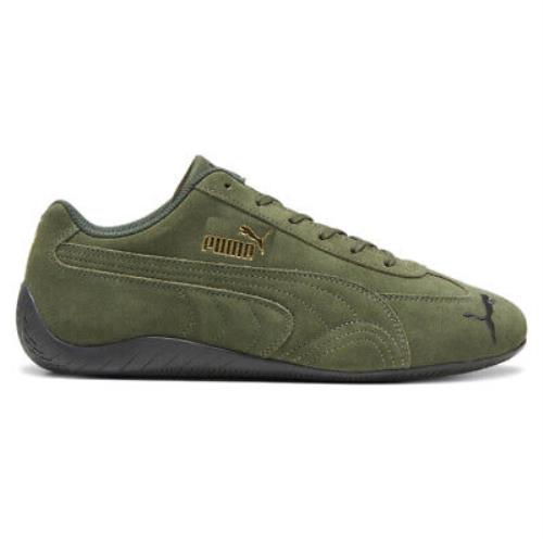 Puma Speedcat Shield Sd Lace Up Mens Green Sneakers Casual Shoes 38727205 - Green