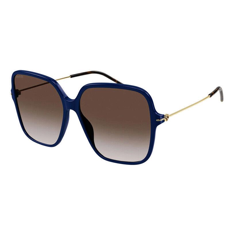 Gucci GG1267S 004 Blue/gold/red Gradient 60-15-145 Sunglasses