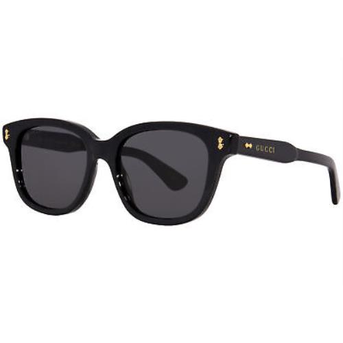 Gucci GG1264S 001 Sunglasses Men`s Black/grey Lenses Square Shape 52mm