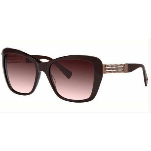 Balmain Chocolate Brown Frames BL2067 02 Category 2 Brown Lens Sunglasses 56mm