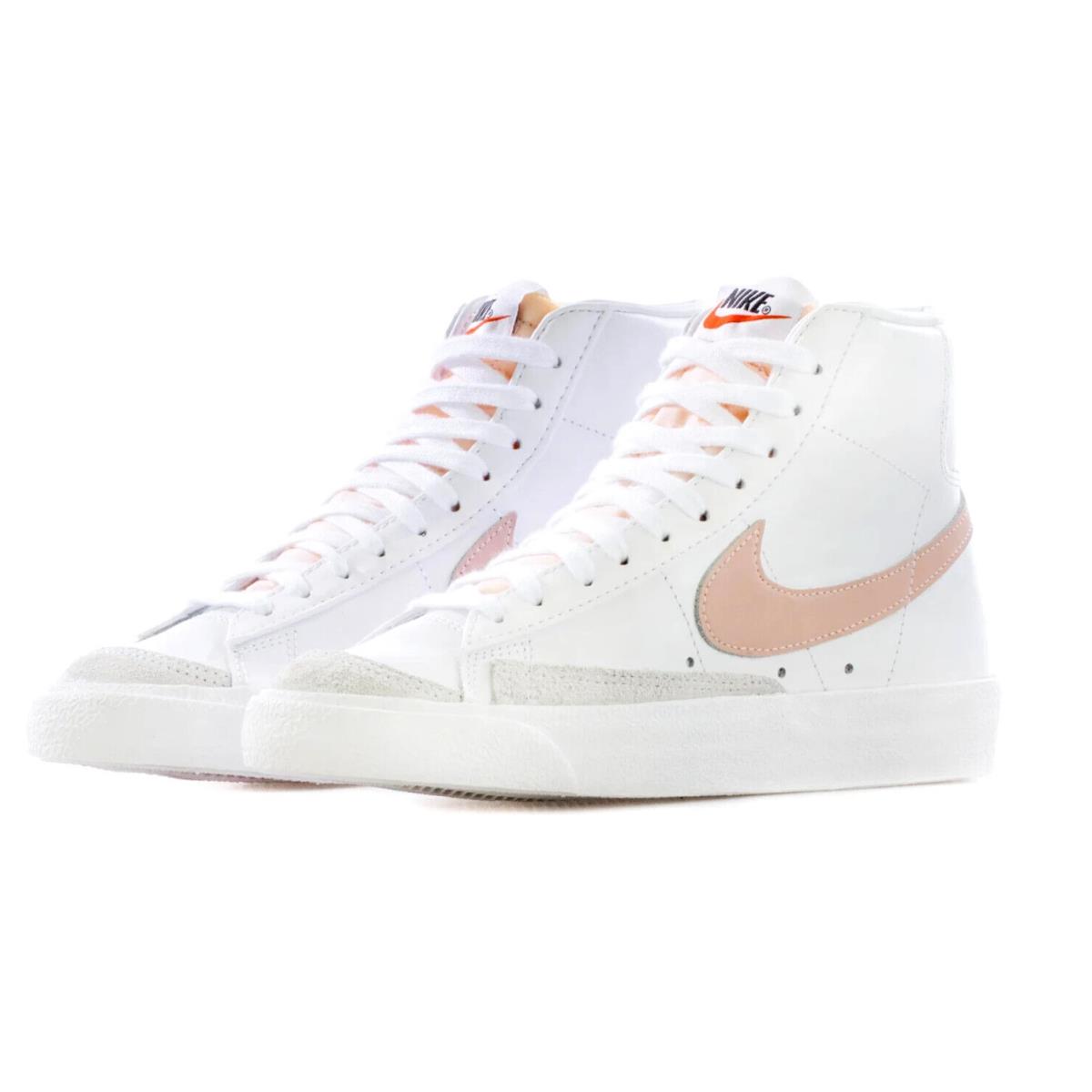 Nike Blazer Mid 77 Womens Size 11.5 Shoes CZ1055 118 White Pink Oxford - Multicolor