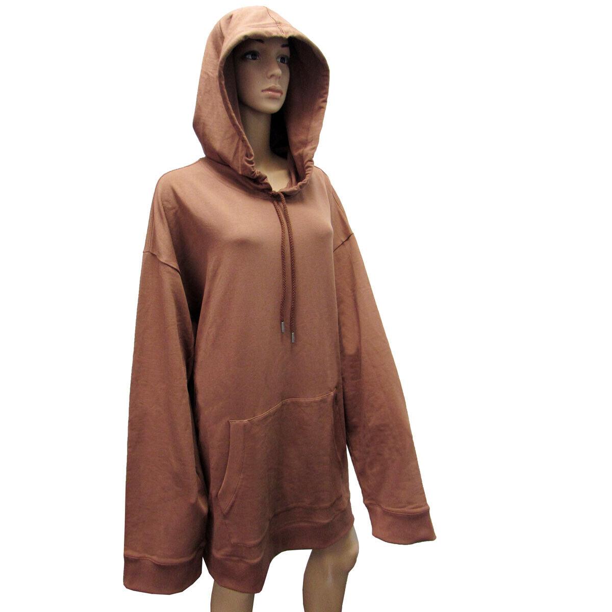 Fenty Puma By Rihanna Womens Hoodie with Side Lacing Friar Brown M