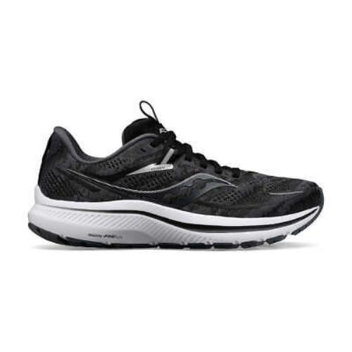 Saucony Men`s Omni 21 Running Shoes - Black/white - Black, White
