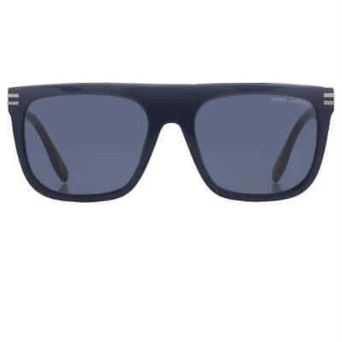 Marc Jacobs Blue Browline Men`s Sunglasses Marc 586/S 0PJP/KU 56 Marc 586/S