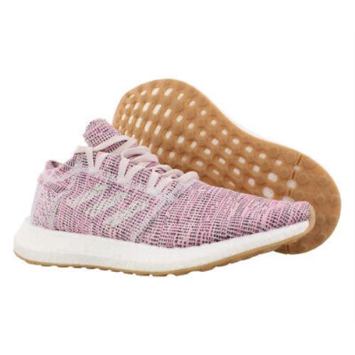 Adidas Pureboost Go Womens Shoes - Orchid Tint/White/Raw White, Main: Multi-Colored