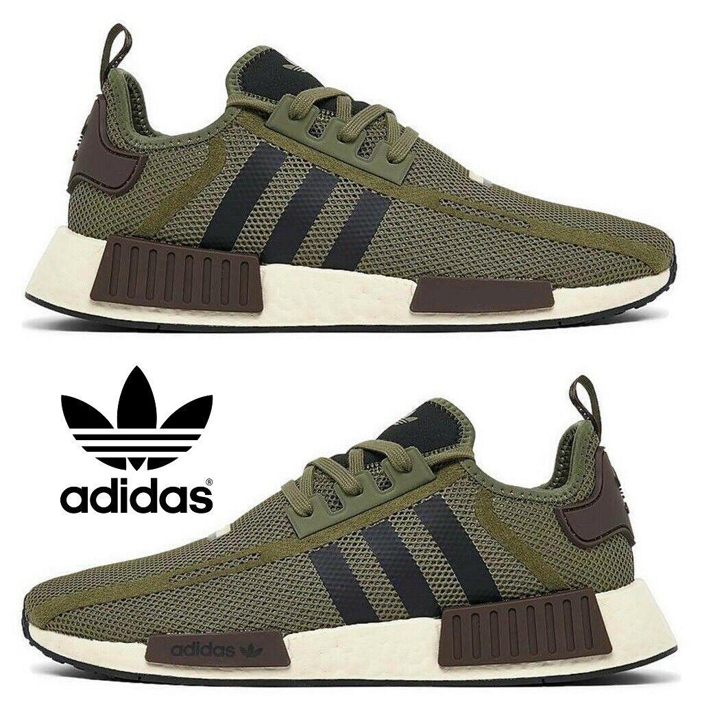 Adidas Originals Nmd R1 Men`s Sneakers Running Shoes Gym Casual Sport Core Green - Green, Manufacturer: Focus Olive/Core Black/Shadow Olive