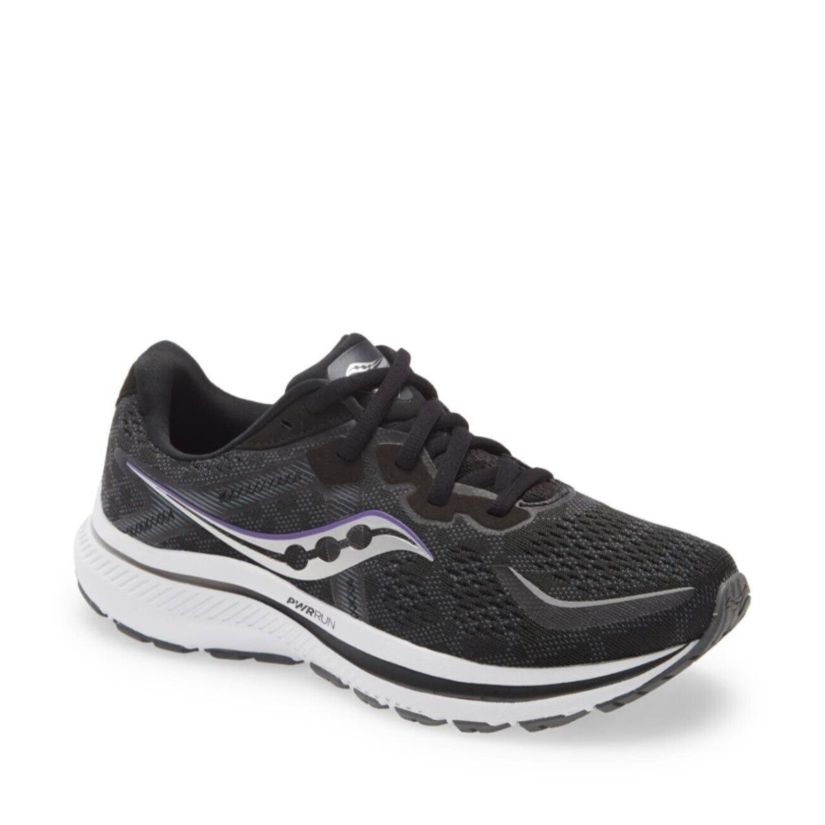Saucony Women`s Omni 20 Running Shoe in Black/white - Size 11