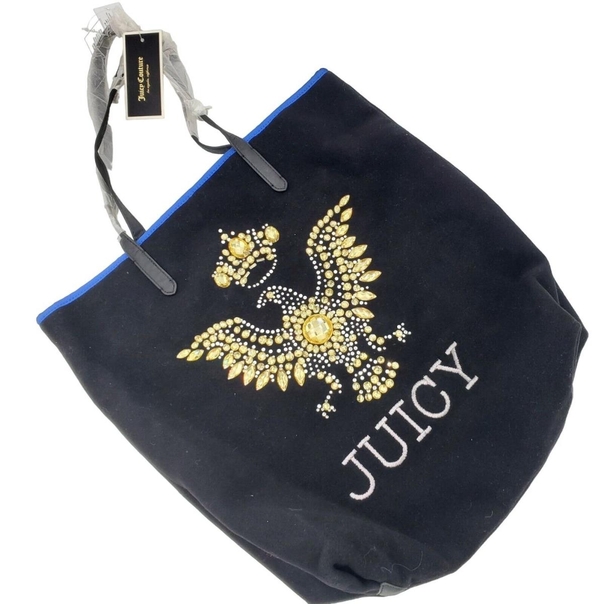 Juicy Couture Candy Blue & White Hollyhock Tote Bag BRAND NEW WITH TAGS |  eBay