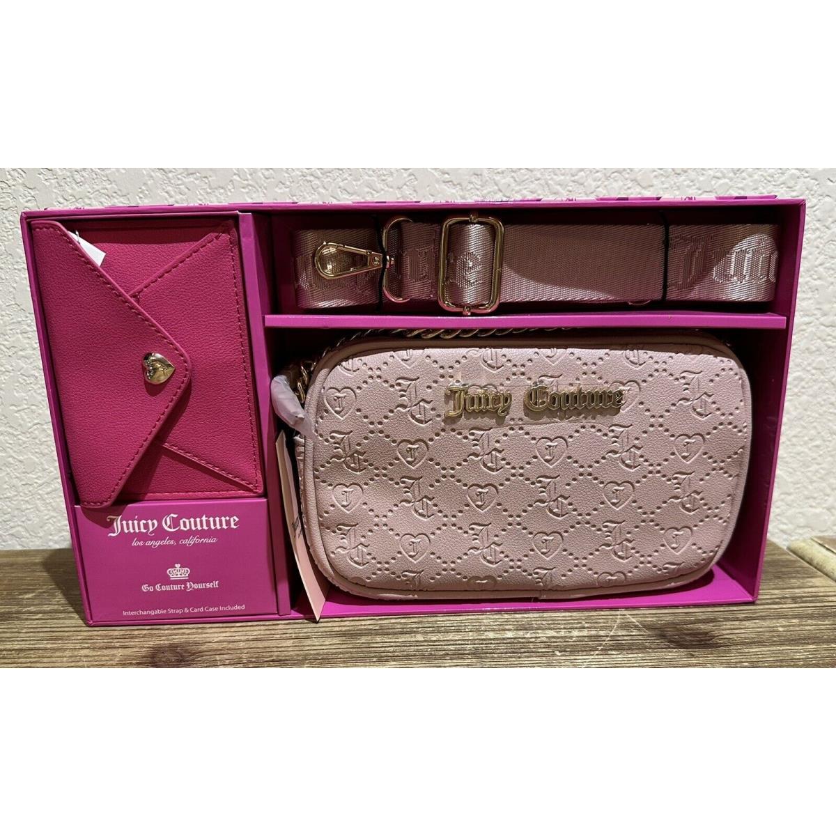 Juicy Couture Gift Set Slim Camera Bag Envelope - Dusty Blush