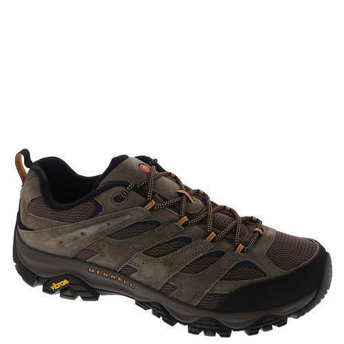 Mens Merrell Moab 3 Hiking Walnut Leather Shoes Medium/Regular