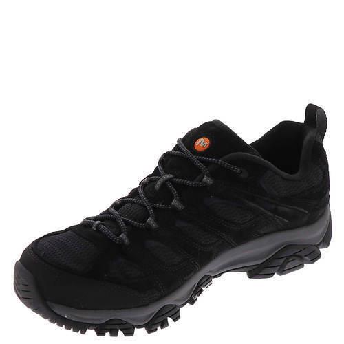 Mens Merrell Moab 3 Hiking Black Leather Shoes