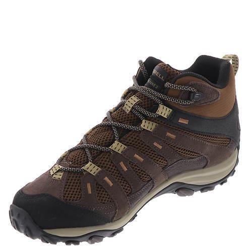 Mens Merrell Alverstone 2 Mid Waterproof Earth Espresso Leather Shoes