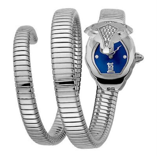 Just Cavalli Women`s Nascosto Blue Dial Watch - JC1L073M0075