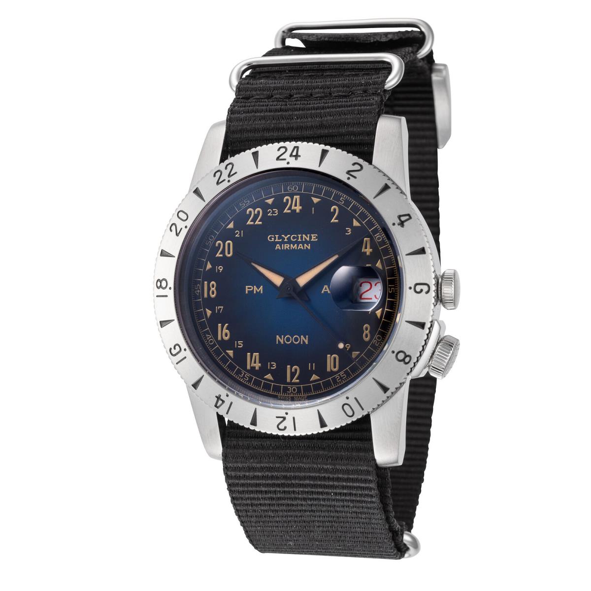 Glycine Men`s GL0477 Airman Vintage 40mm Automatic Watch