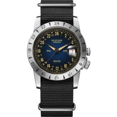 Glycine Men`s GL0477 Airman Vintage 40mm Automatic Watch