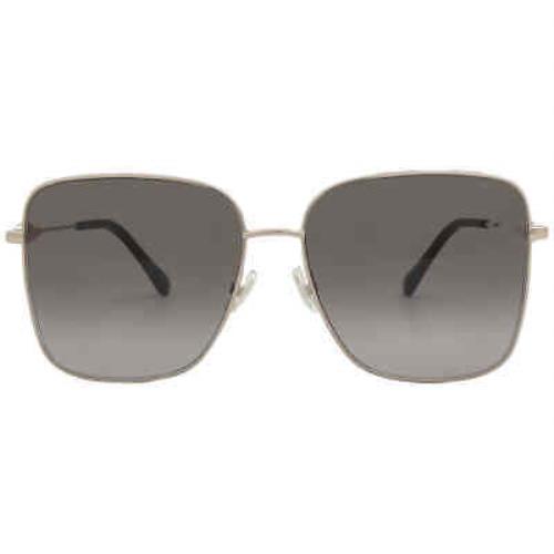 Jimmy Choo Brown Gradient Square Ladies Sunglasses Hester/s 006J/HA 59