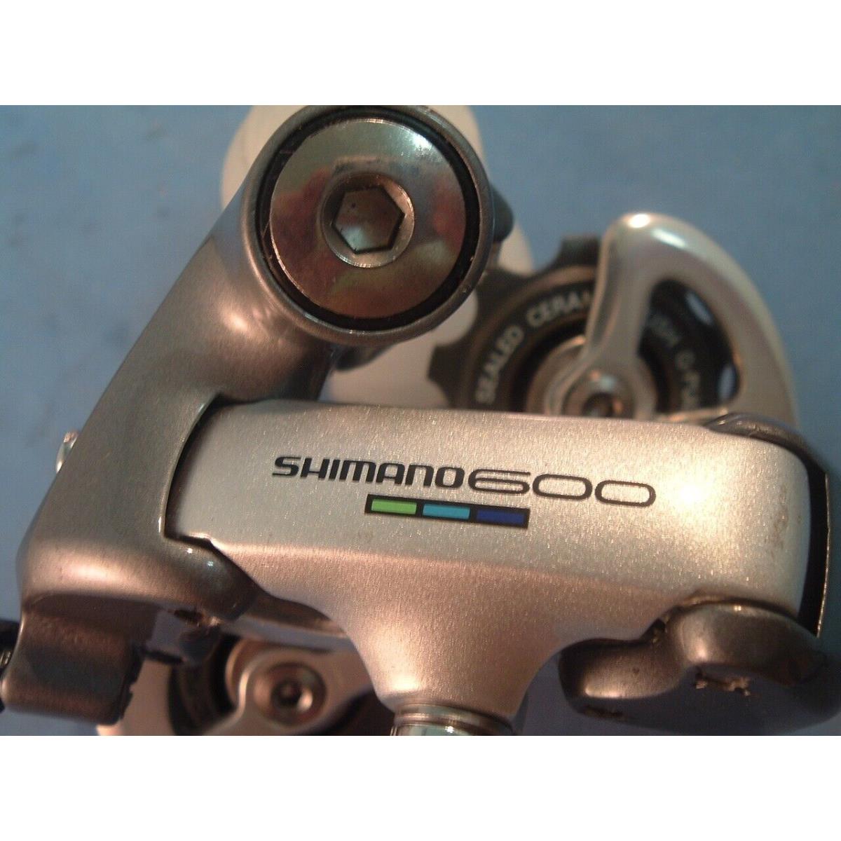 Shimano 600 Ultegra 6400 Rear Road Derailleur-new / Nos 6/7-Spd- Mint- 1990-NIB