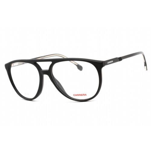 Carrera Men`s Eyeglasses Full Rim Matte Black Aviator Frame Carrera 1124 0003