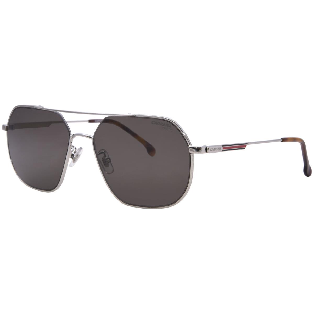 Carrera 1035/GS 010IR Sunglasses Palladium Silver/dark Brown Pilot 58mm