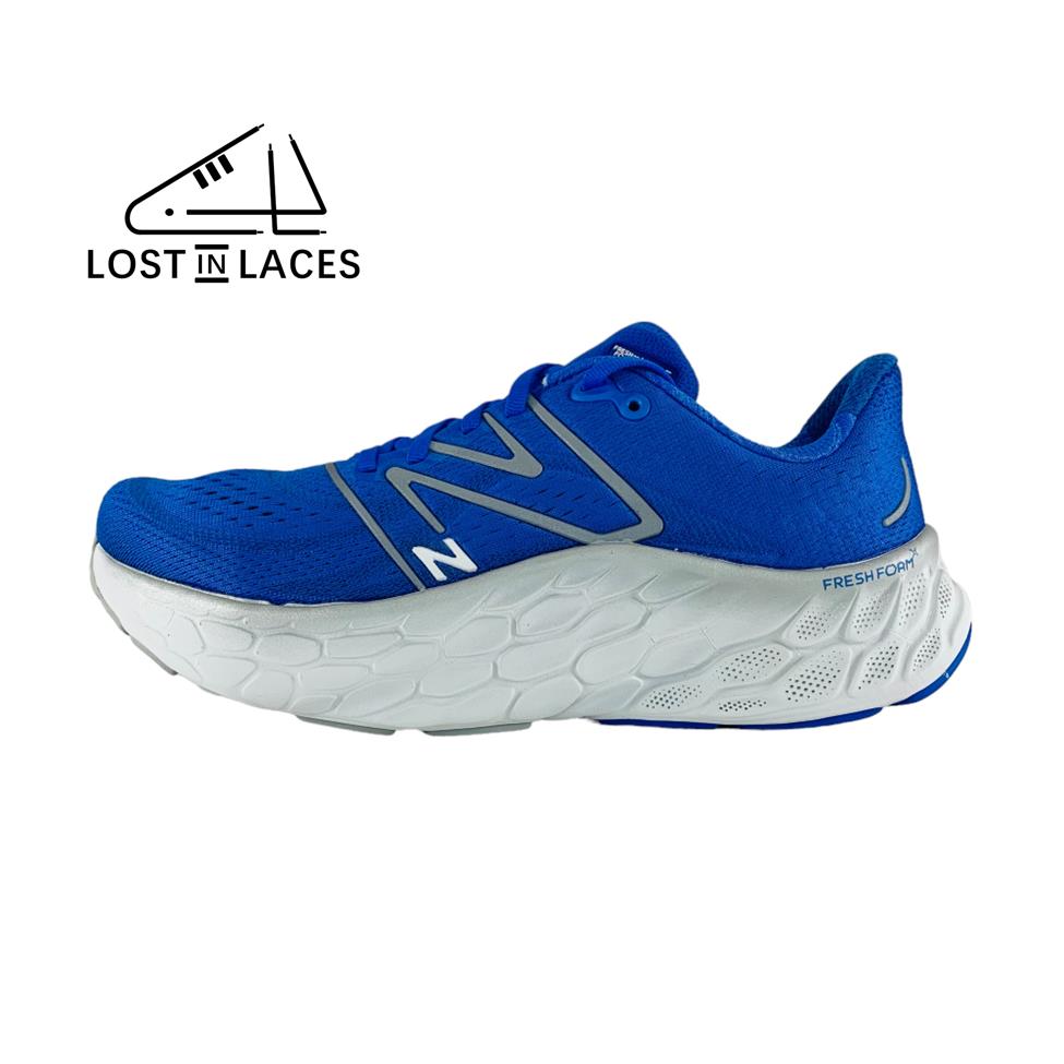 New Balance Fresh Foam X More v4 Blue White New Running Shoes Women`s Sizes