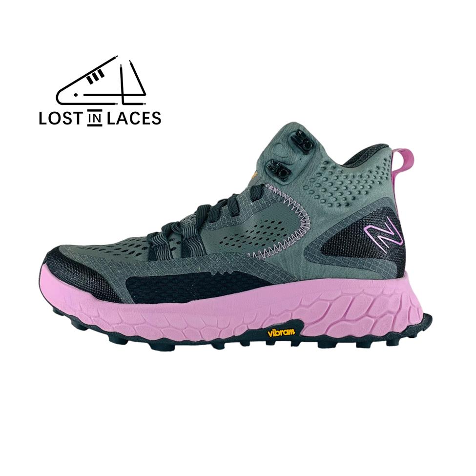 New Balance Fresh Foam X Hierro Mid Grey Pink New Hiking Shoes Women`s Sizes