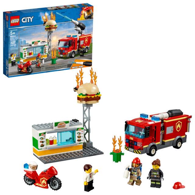 Lego City - Burger Bar Fire Rescue 60214 - Truck Motorcycle
