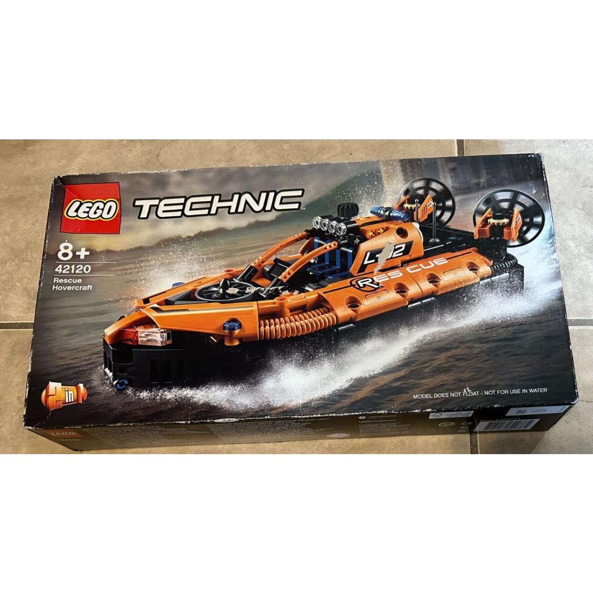 Lego Technic Rescue Hovercraft Motor Boat 42120 Set
