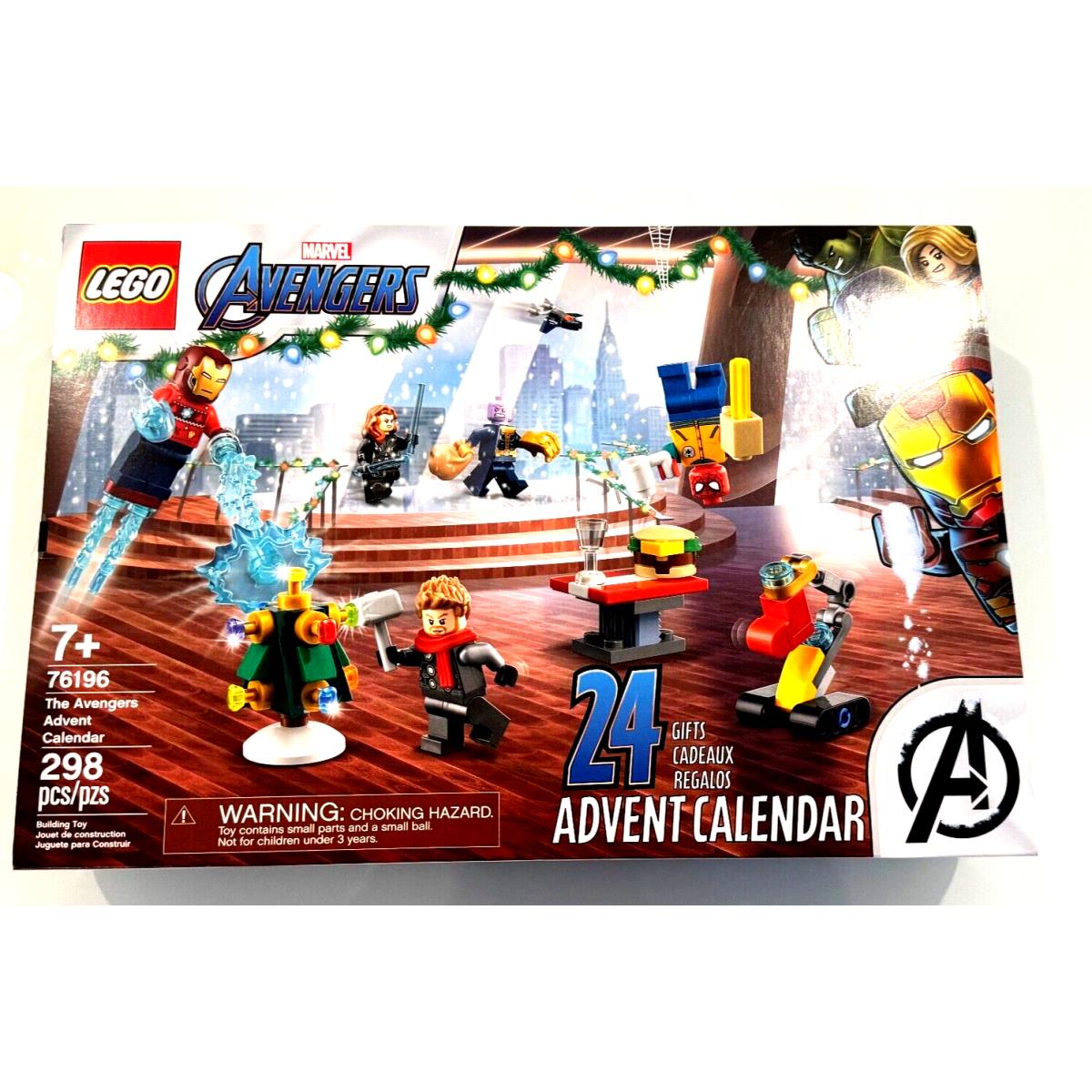 Lego 76196 Marvel The Avengers Advent Christmas Calendar 2021 298 Pieces