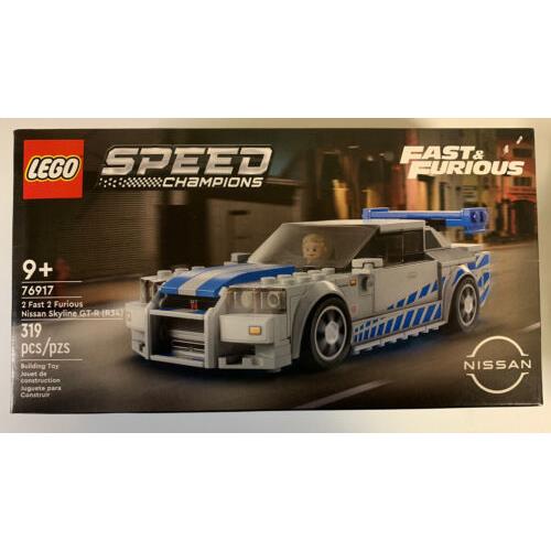 Lego Speed Champions 76917 2 Fast 2 Furious Nissan Skyline Gt-r R34 - IN Hand