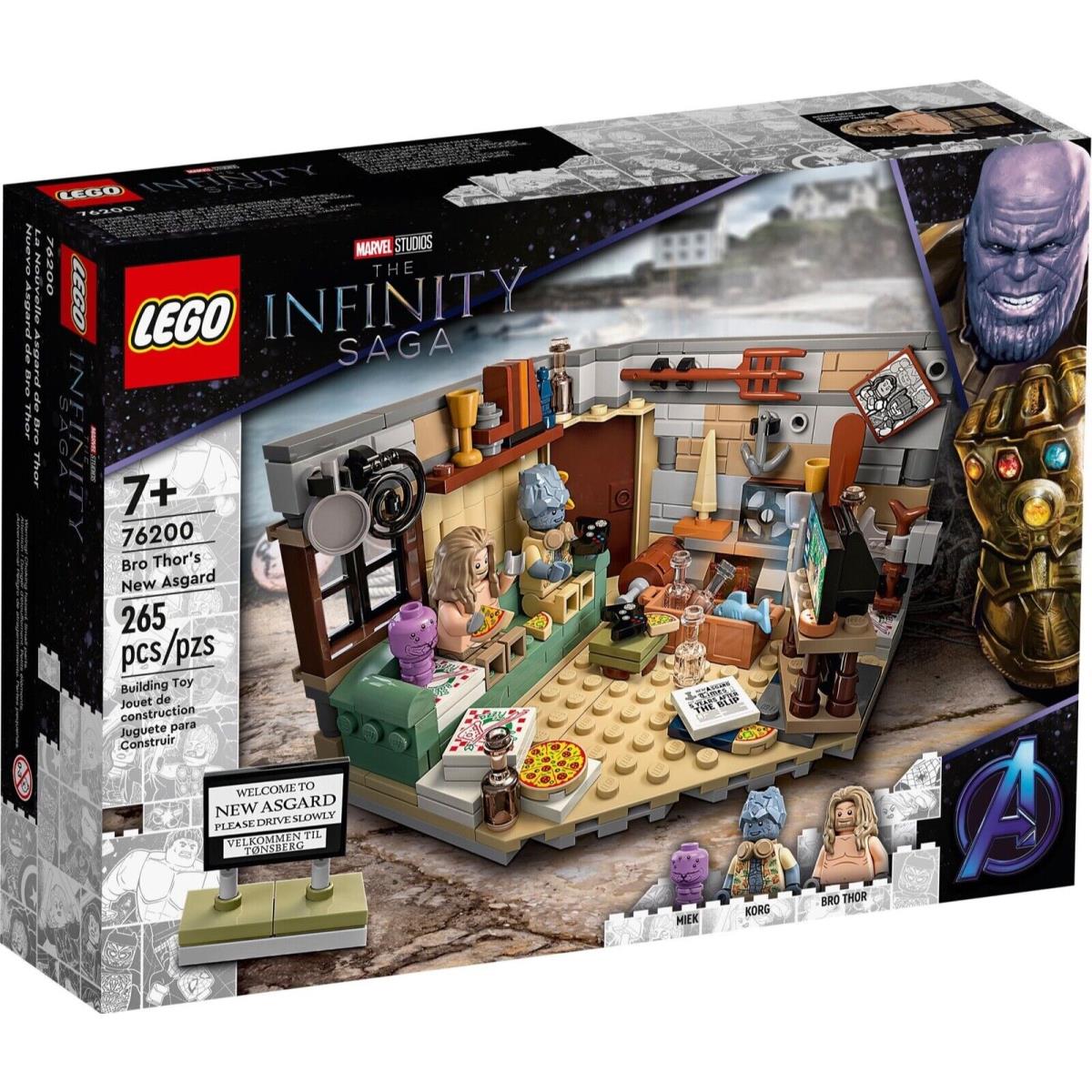 Lego 76200 Bro Thor`s Asgard Avengers Retired Nice Box