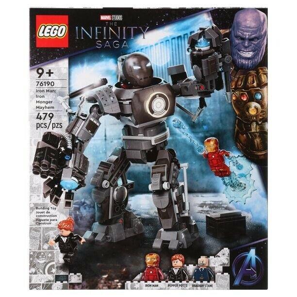 Lego The Infinity Saga 76190 Iron Man: Iron Monger Mayhem