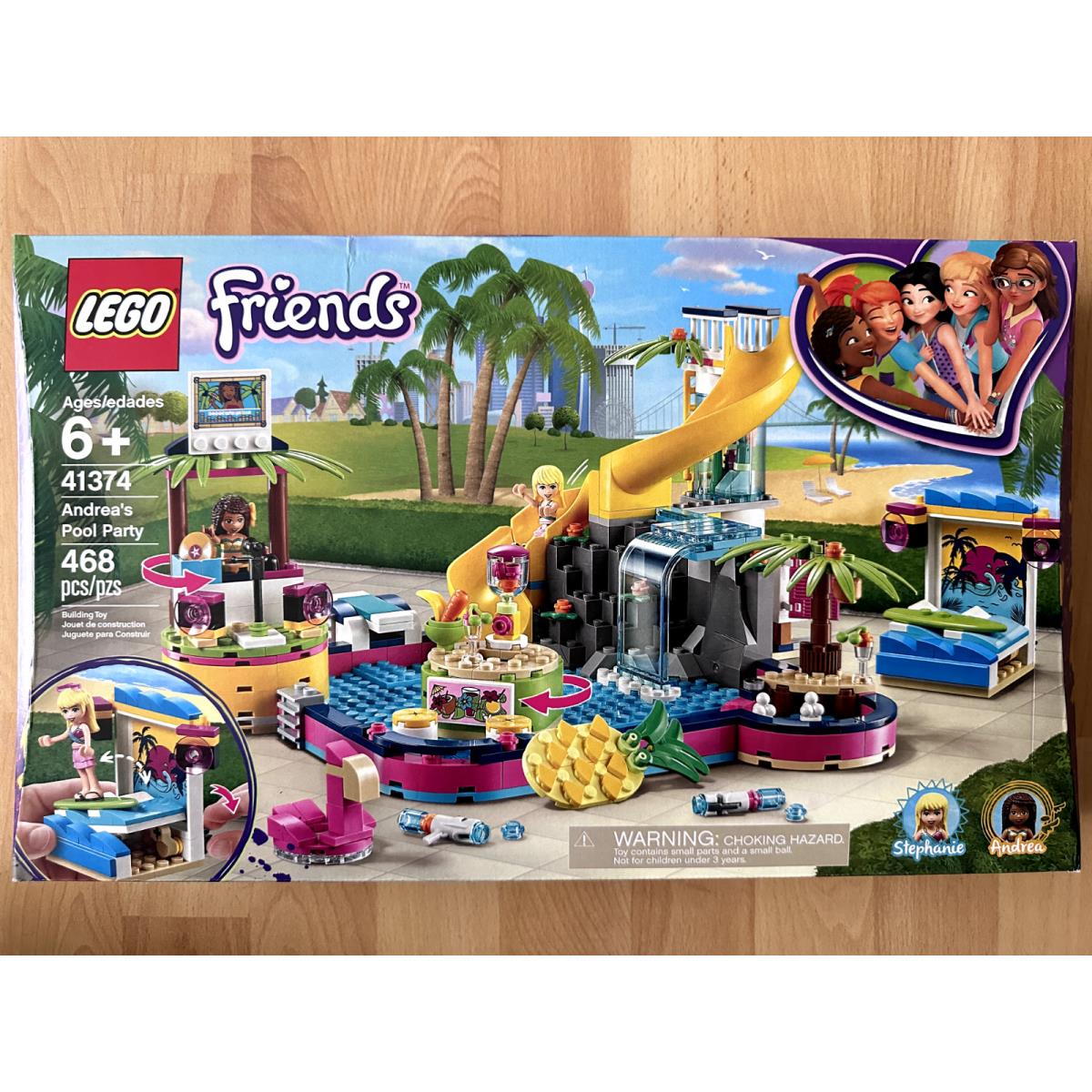 Lego Friends 41374 Andrea`s Pool Party Nisb Age 6+