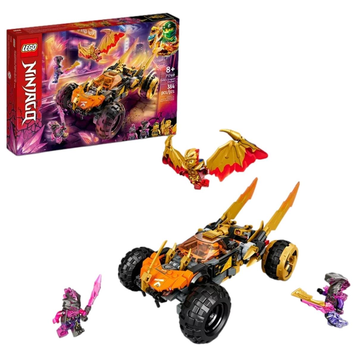 Lego Ninjago Cole s Dragon Cruiser Car Ninja Building Set 71769 384 Piece