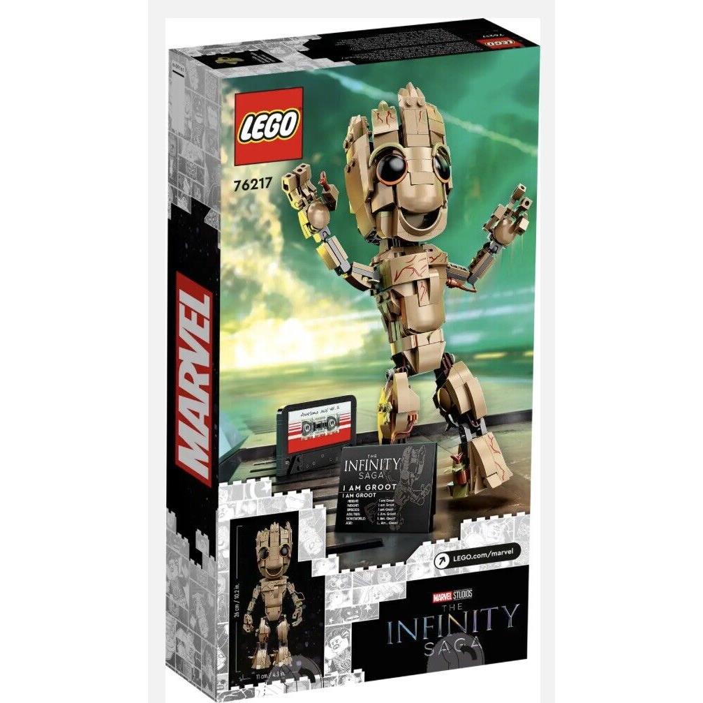 Lego I Am Groot Marvel Infinity Saga Set 76217 476 Pcs
