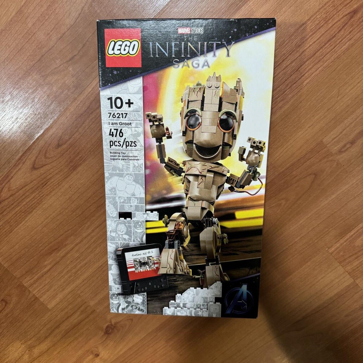 Lego Marvel I am Groot 76217 Building Toy Set The Guardians of The Galaxy