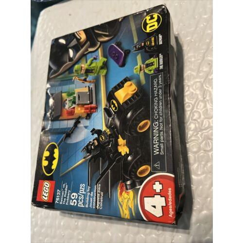 Lego DC Batman Vs. The Riddler Robbery Set 76137 Dented Box