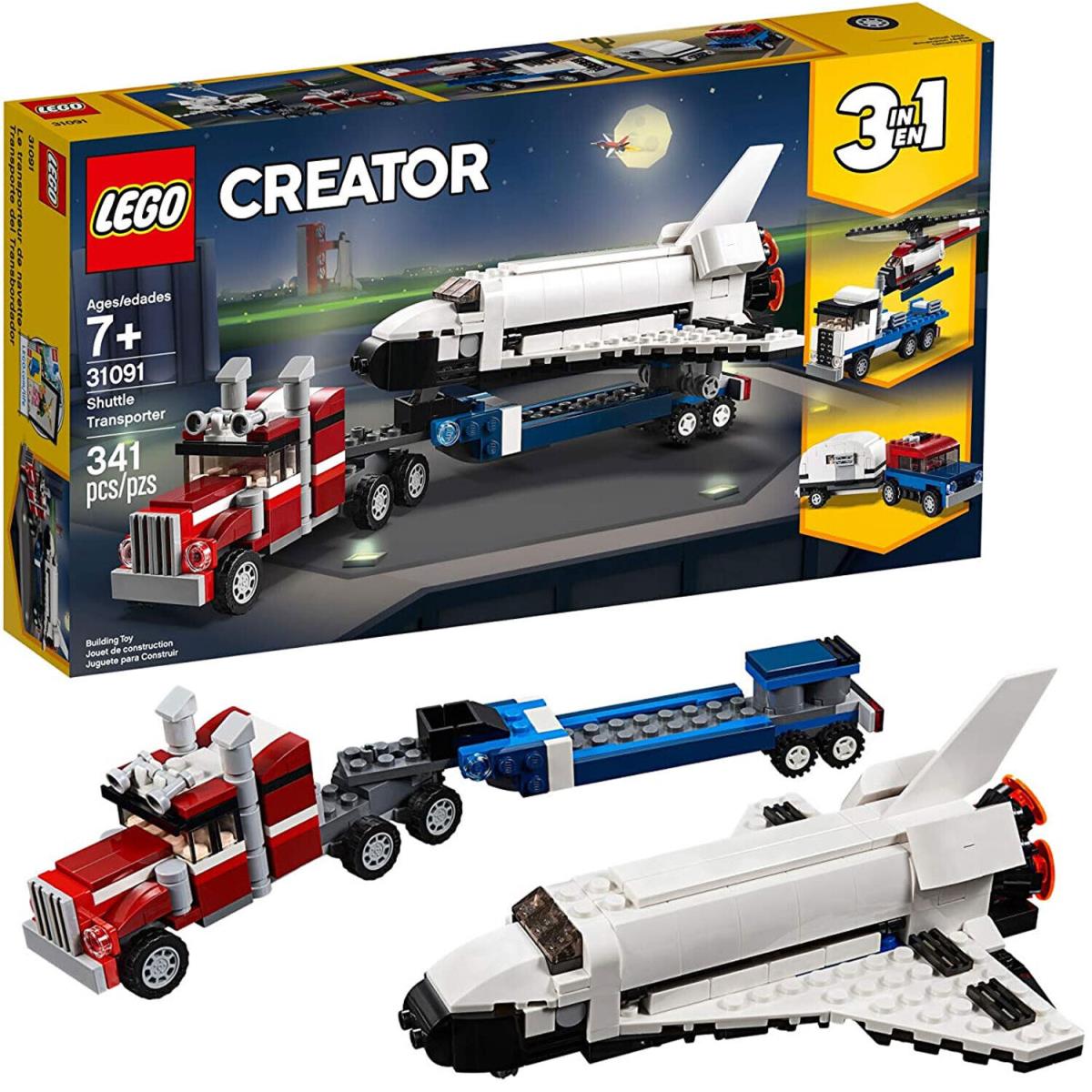 Lego Creator 3in1 31091 - Space Shuttle Transporter Spaceship