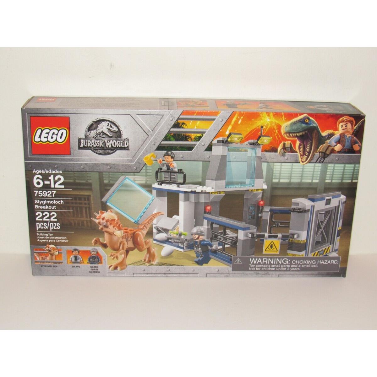 Lego 75927 Jurassic World Dinosaur Stygimoloch Breakout Set