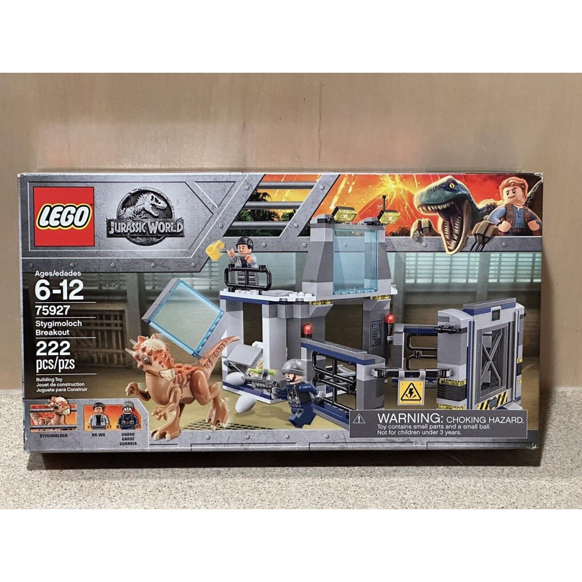 Jurassic World Stygimoloch Breakout 75927 Lego - / Box