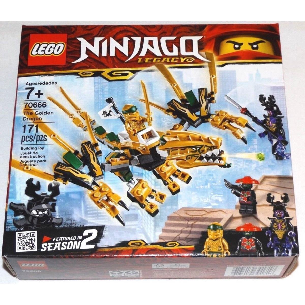 Lego 70666 The Golden Dragon Ninjago Legacy Lloyd Ninja Overlord