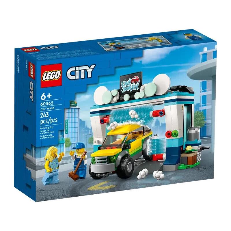 Lego Car Wash 60362 Traffic Minifigure Building Set